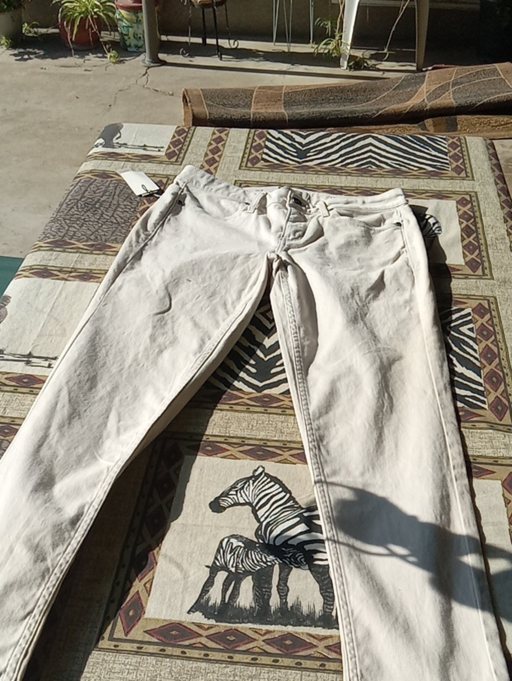 WOMENS CALVIN KLEIN KHAKI PANTS